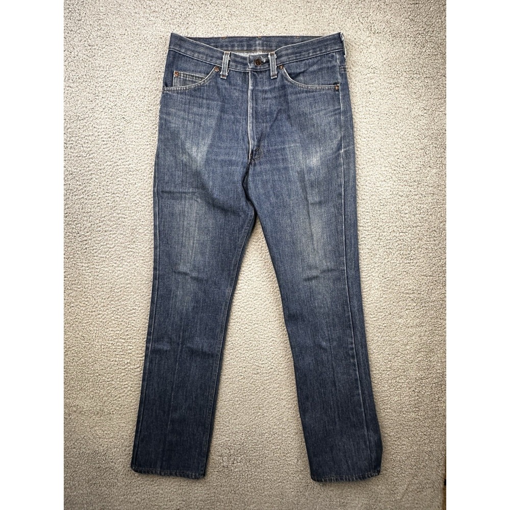 Vintage 70s Sears Thumbs Up Regular Fit Jeans Mens 32x33 Blue